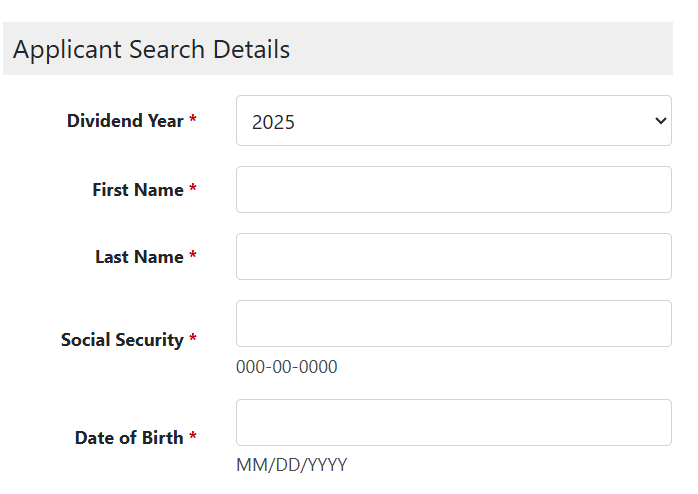 CHECK STATUS HERE: myinfo.pfd.dor.alaska.gov