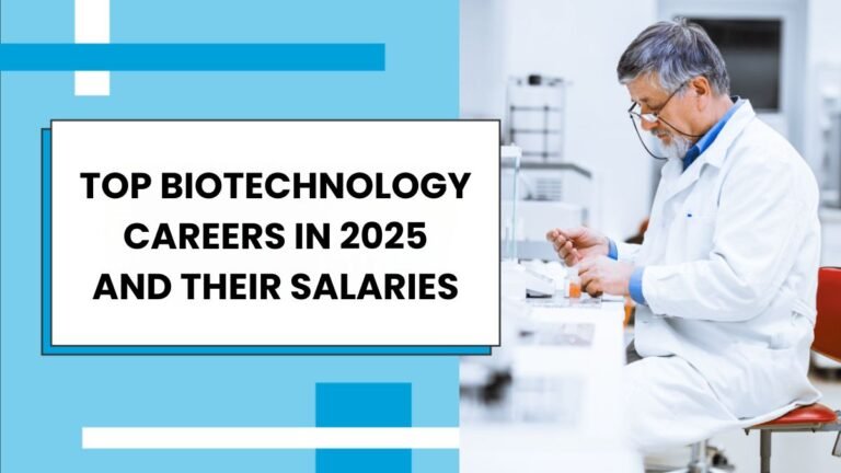 Top Biotechnology Careers in 2025 and Their Salaries